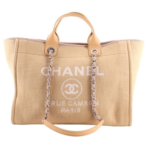 chanel mixed fibers small deauville tote light blue|chanel canvas large deauville tote.